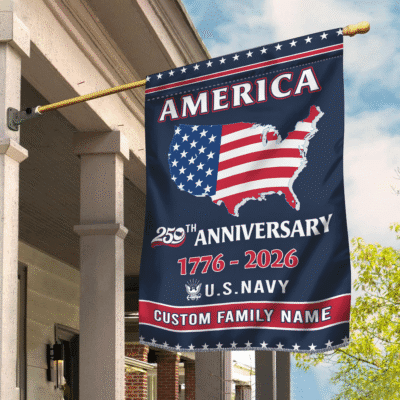 Us Navy - America 250th Anniversary - Custom Flag