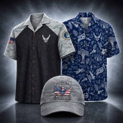 US AIR FORCE 2 Hawaiian + 1 Cap Bundle