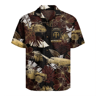 US Army - 82nd AirBorne Division Hawaiian Shirt