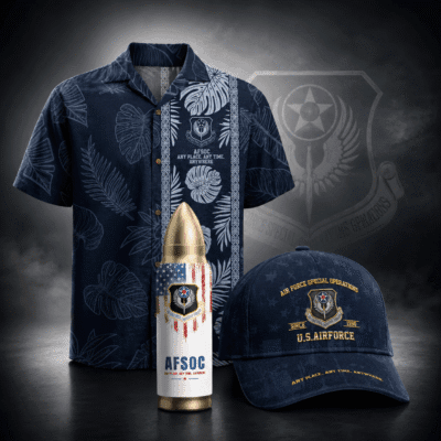 US AIR FORCE SPECIAL OPS (AFSOC) 1 Hawaiian + 1 Cap + 1 Tumbler Bundle