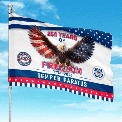 US Coast Guard - America 250th Anniversary US Semiquincentennial Flag