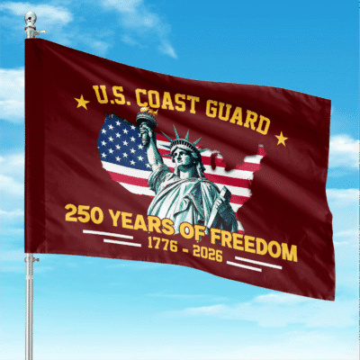 US Coast Guard - America 250th Anniversary US Semiquincentennial Flag