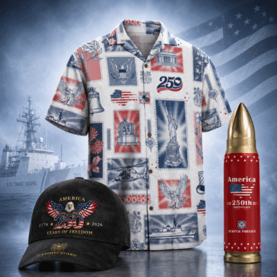US COAST GUARD 1 Hawaiian + 1 Cap + 1 Tumbler Bundle