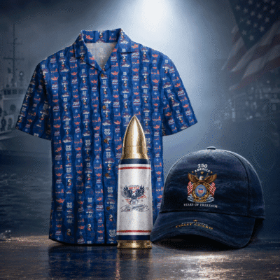 US COAST GUARD 1 Hawaiian + 1 Cap + 1 Tumbler Bundle