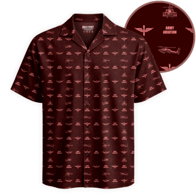 US Army AVIATION Hawaiian Shirt