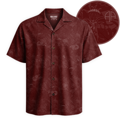 US Army 82nd Airborne Hawaiian Shirt
